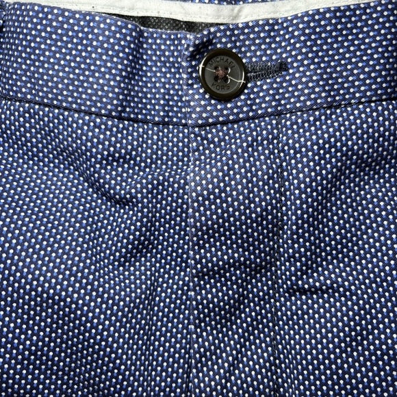 Michael Kors - Breathable Casual Basic Men's Blue Patterned Shorts in Size 34 - Picture 4 of 8